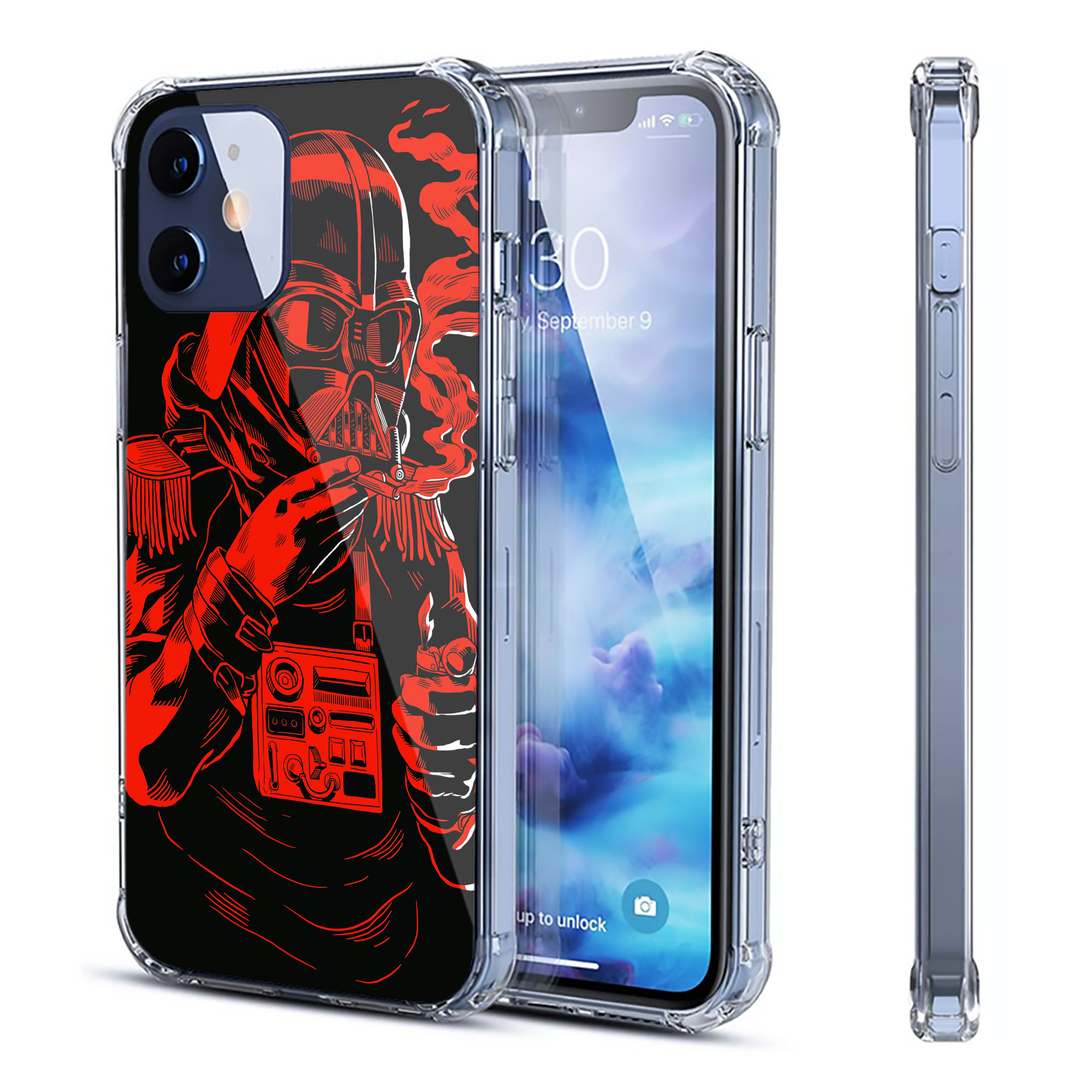 （画像用） スター・ウォーズ Star Wars 【iPhone 12シリーズ対応】透明スマホケース（クリアソフトケース）